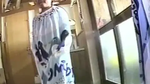 Asian Girls Undressing at Bathhouse